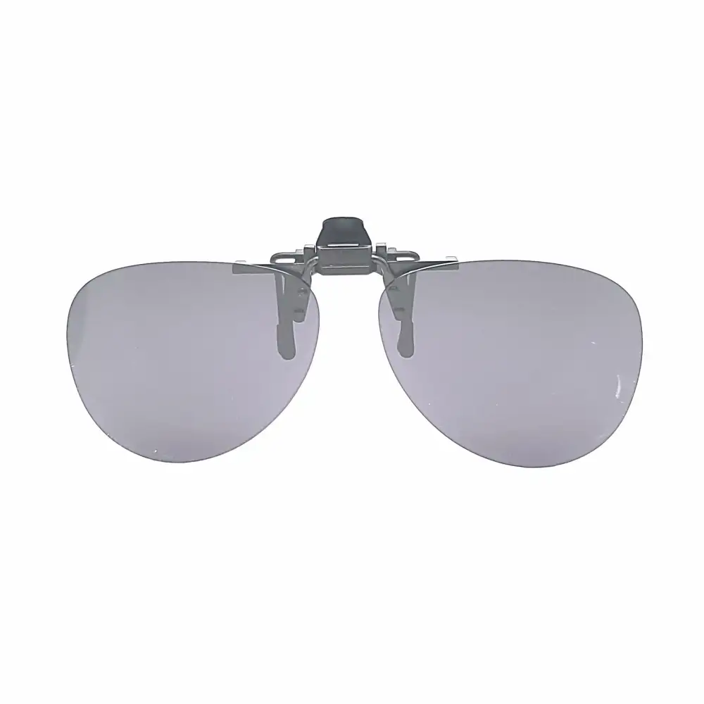 60mm Aviator UV400 Flip-Up Clip-On Sunglasses