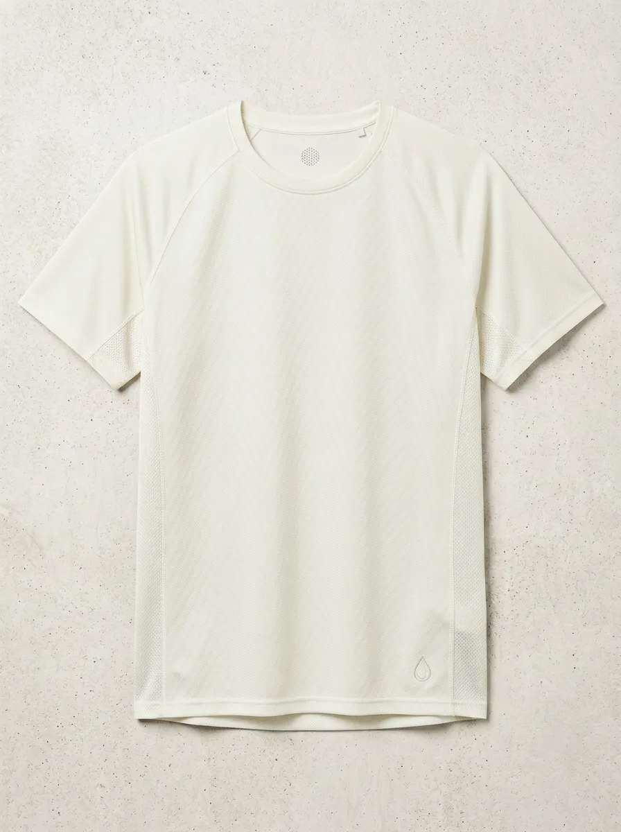 Side-Panel Active Men's Crewneck Athletic T-Shirt