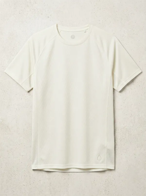 Side-Panel Active Men's Crewneck Athletic T-Shirt