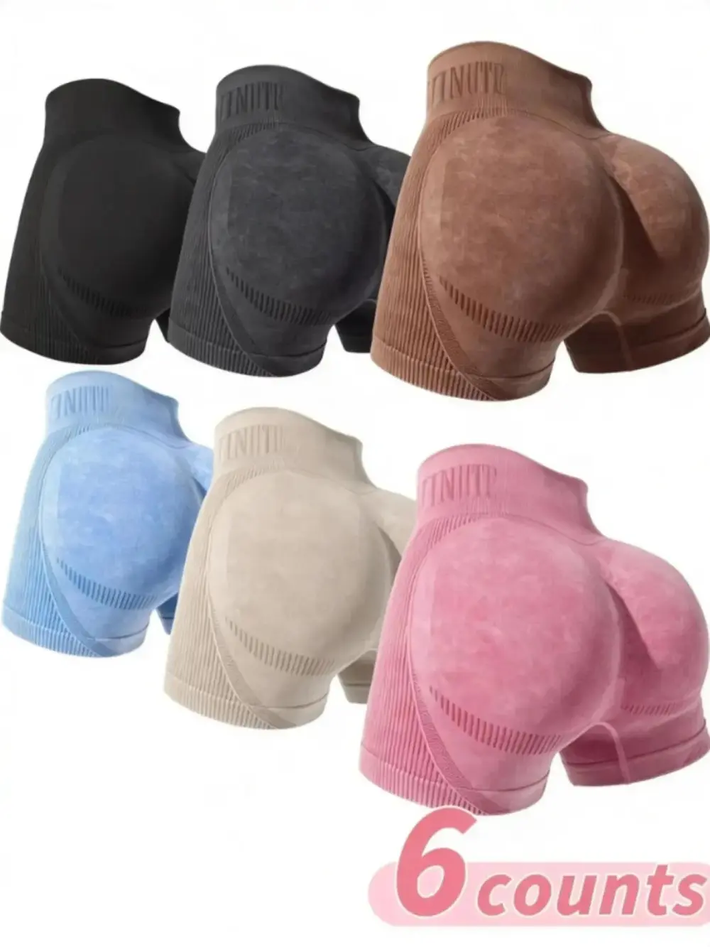 Women's Yoga Scrunch Butt High Waist Workout Shorts Available for S-5XL