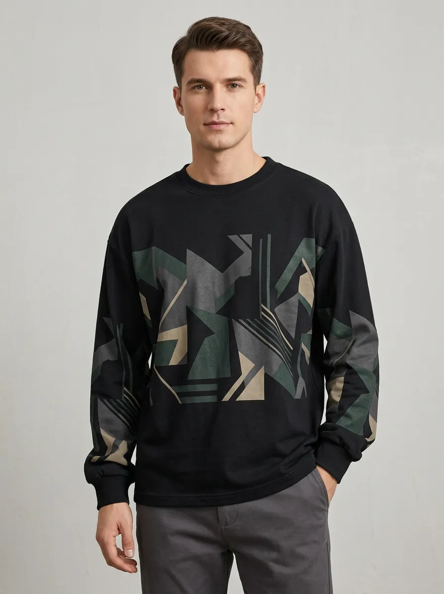 Men's Versatile Look Essential Long Sleeve Top
