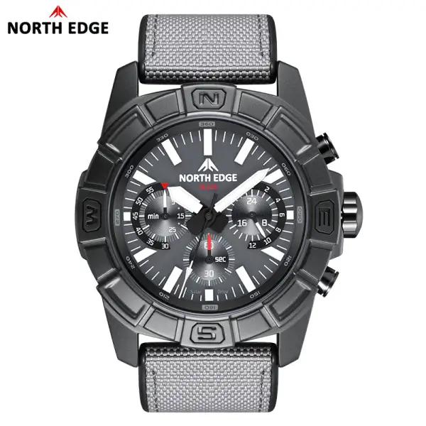 North Edge Solar quartz watch eco-drive power watch Blaze