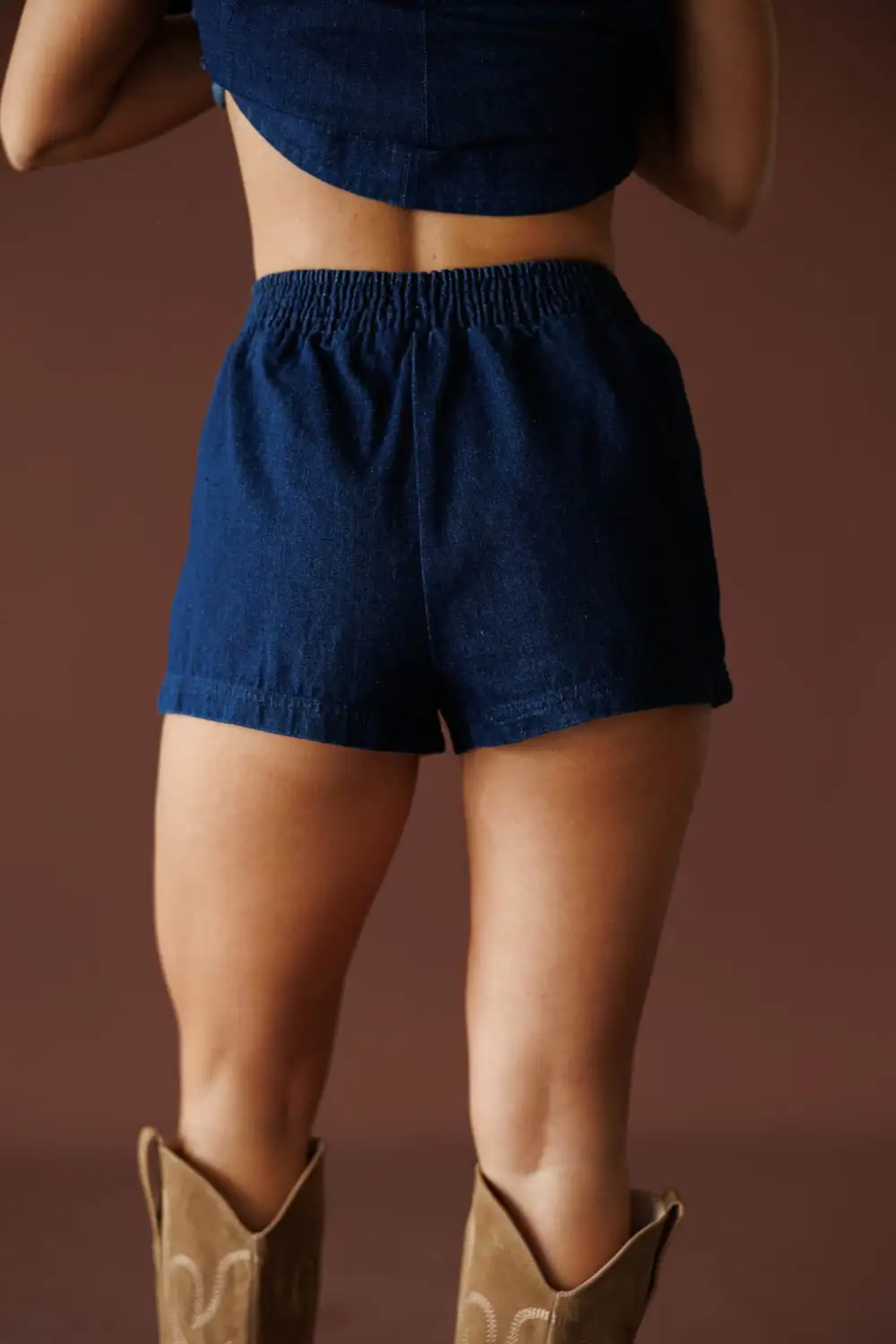 Everyday Cotton Denim Shorts