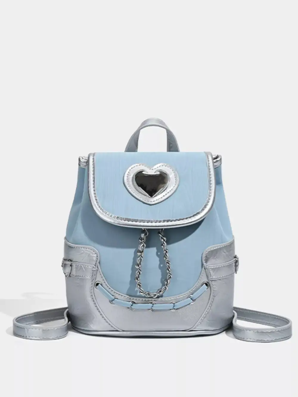 Heart Flap Backpack Bag