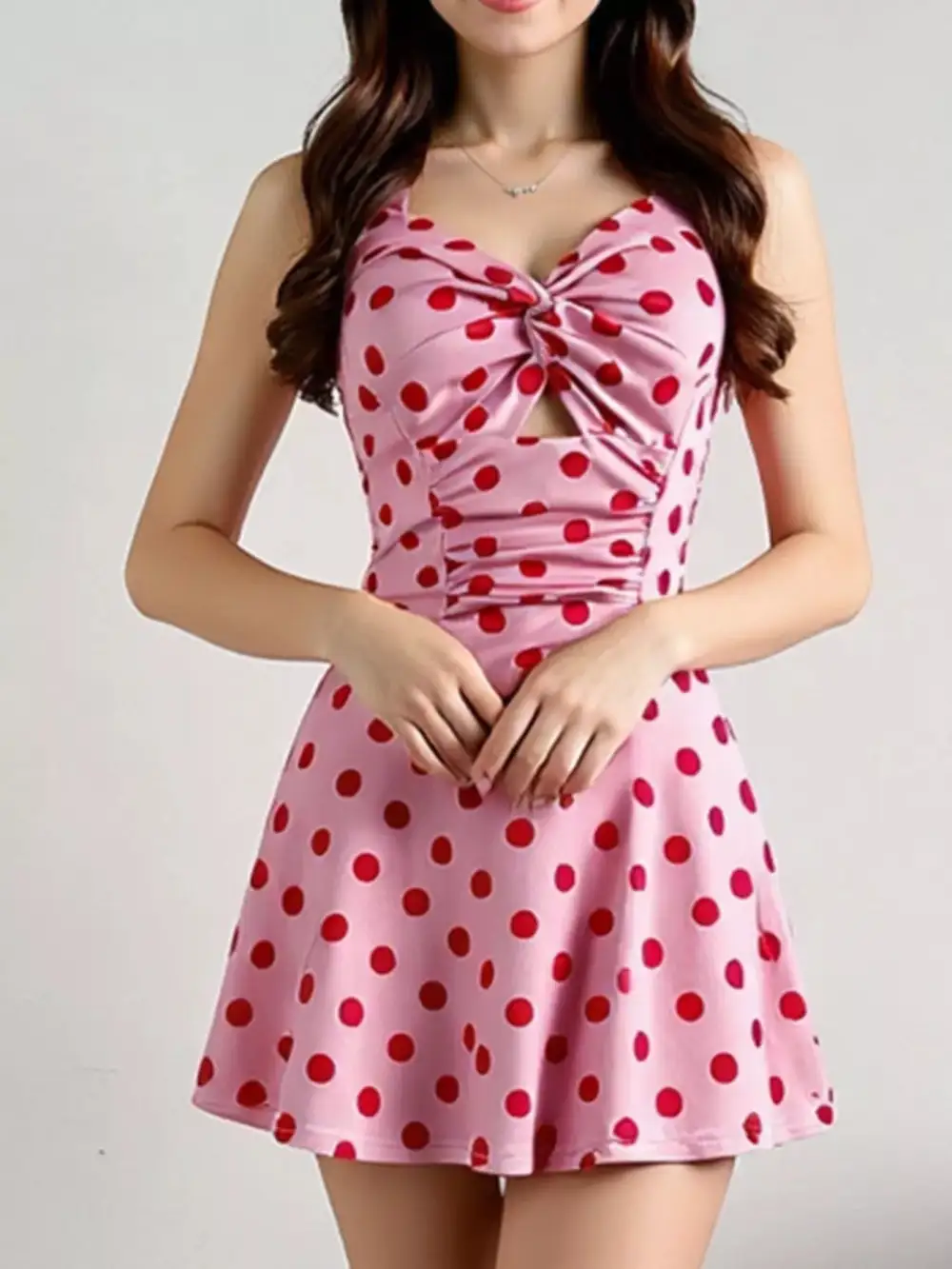 Polka Dot Mini Dress