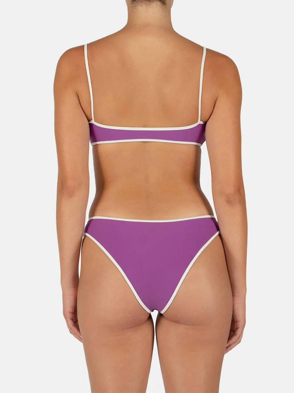 Color Blocking V-Shaped Bikini Bottoms