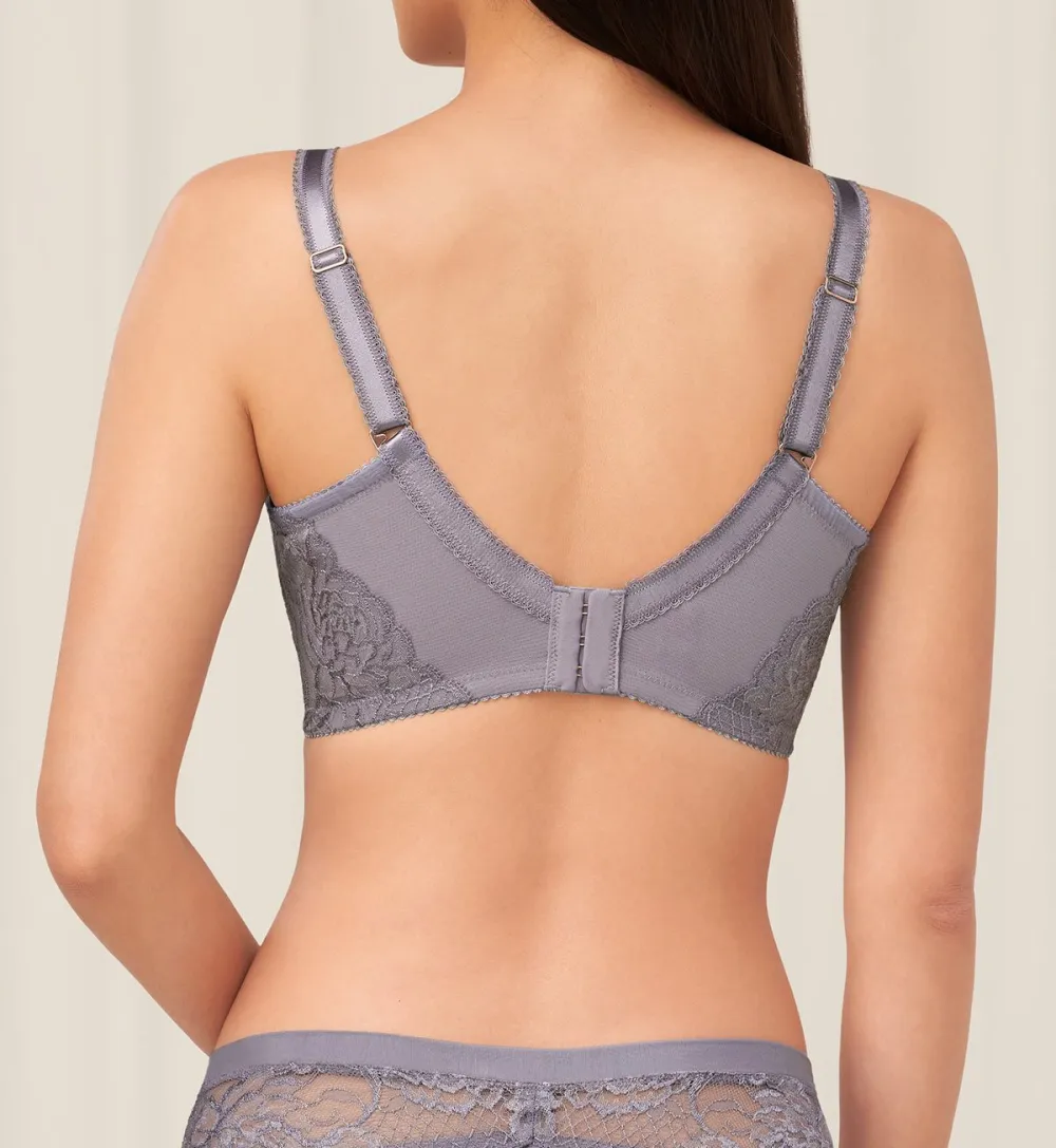 Women's Airy-Feel Non-Wired Full-Cup Padded Lace Molded Bra