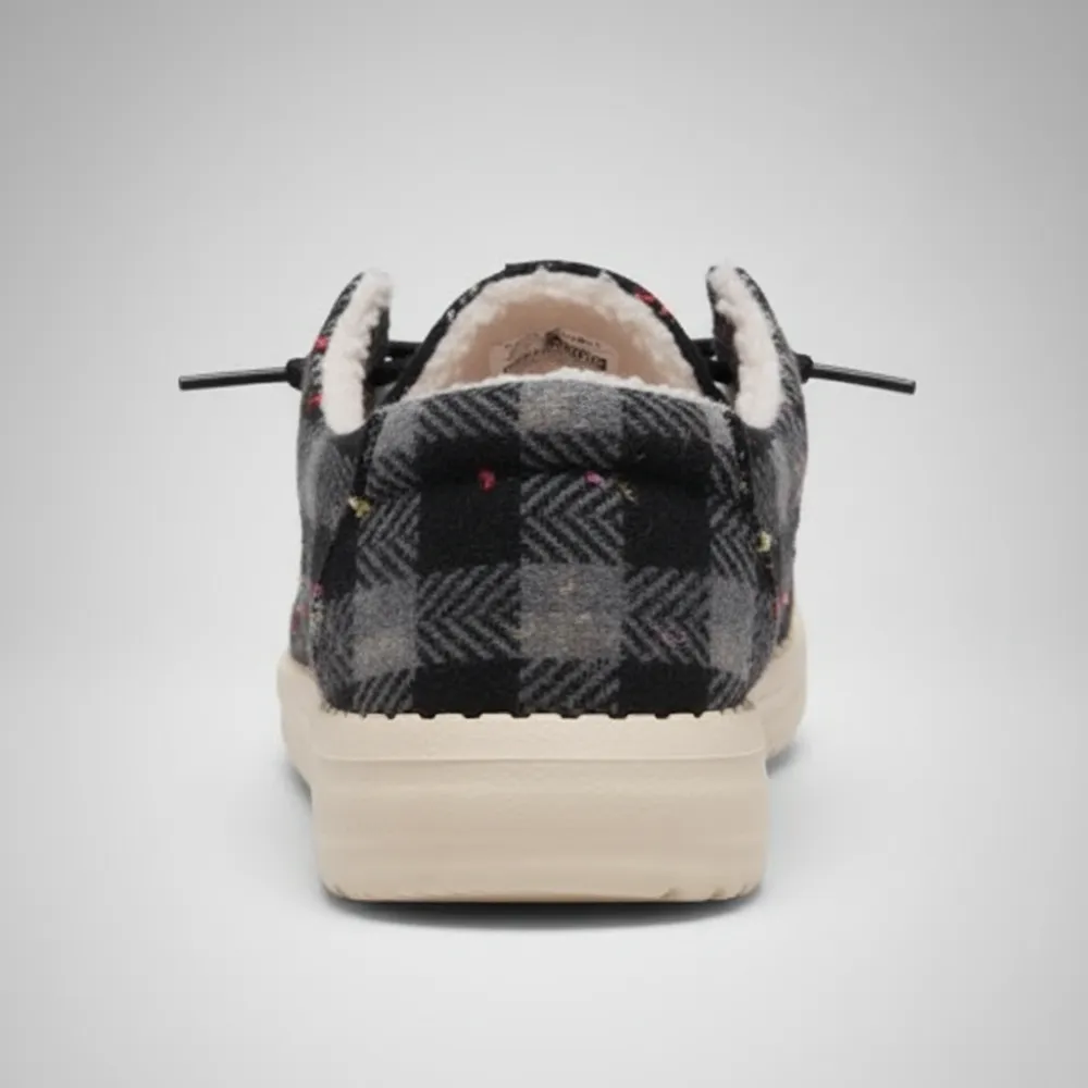 Confetti Plaid Design Lightweight Casual Shoes