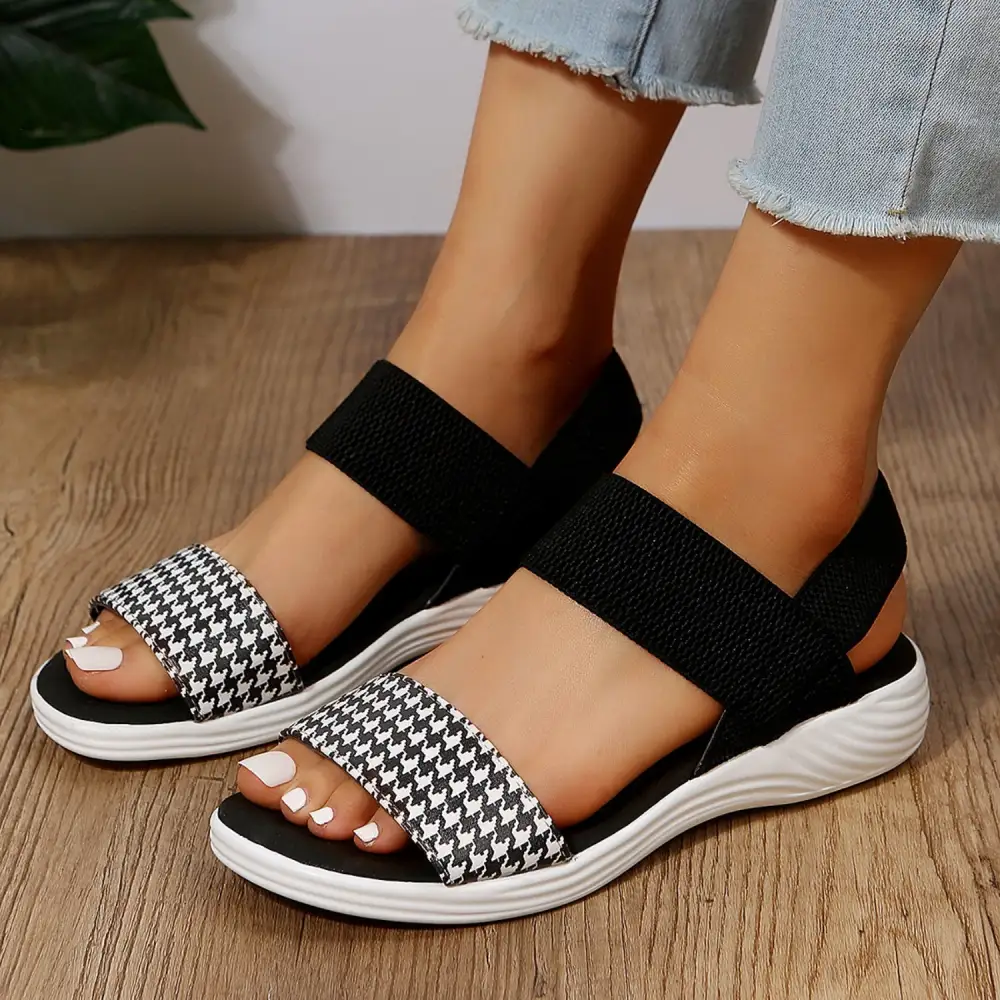 Classic Open-Toe Heeled Sandals
