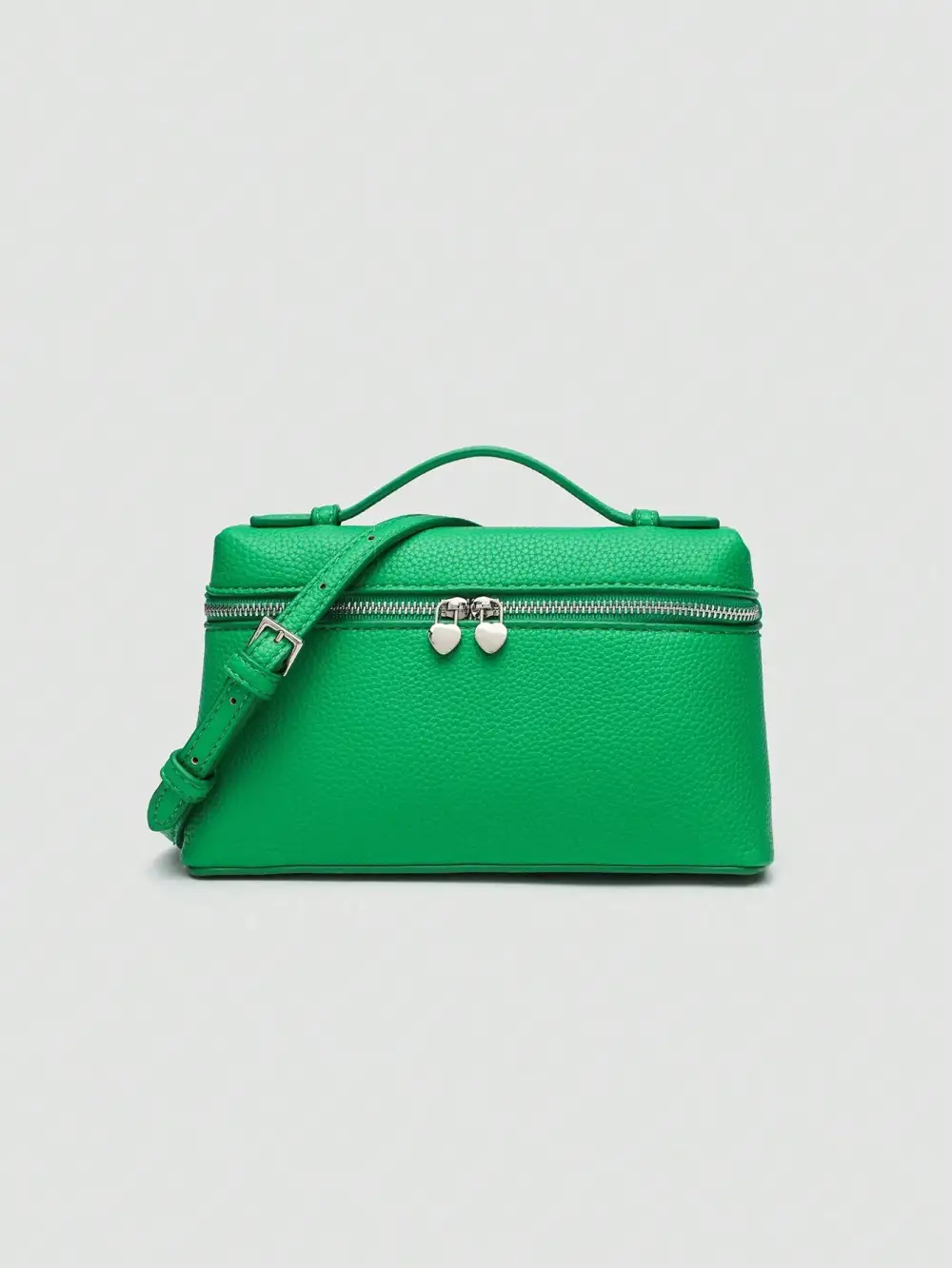 Litchi Grain PU Square Crossbody Bag