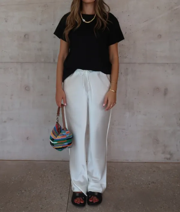 Black Cotton Tee