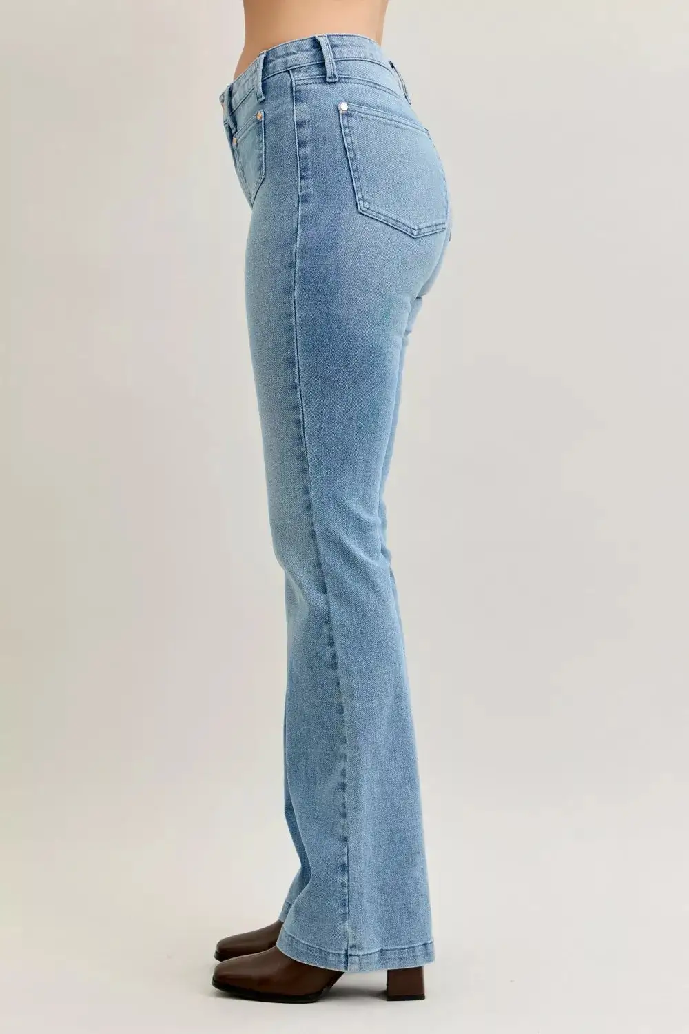 Mid Rise Bootcut Jeans