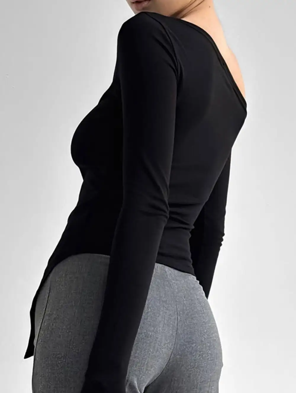 One Shoulder Slim Fit Top