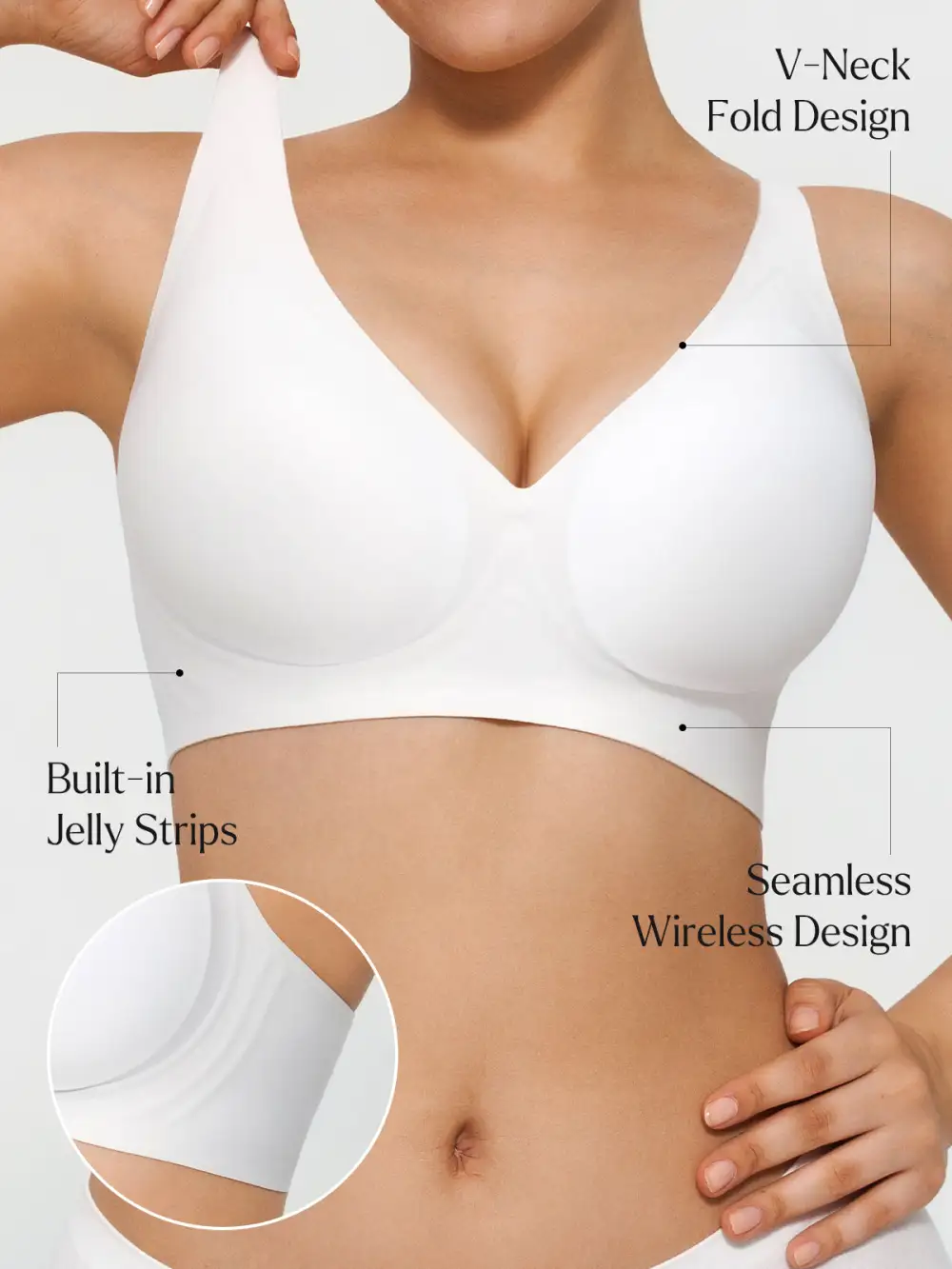 Seamless Wireless Flexible Comfort Bra