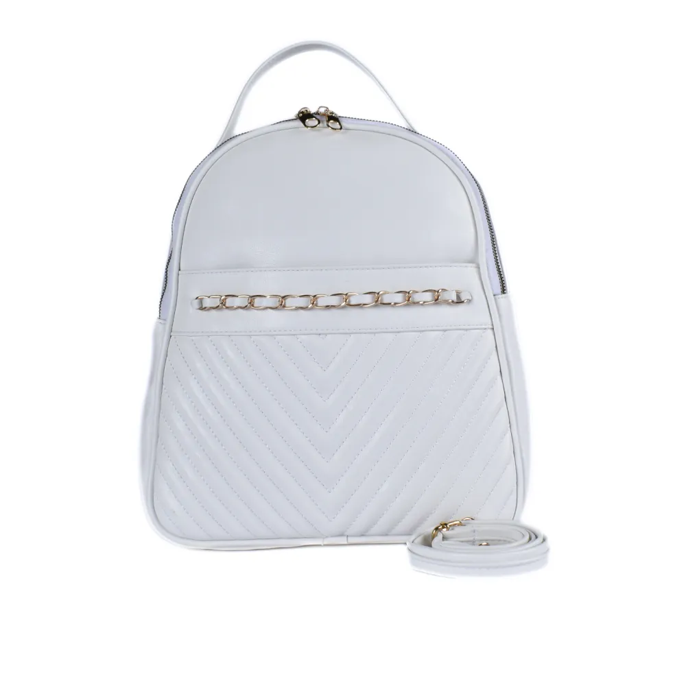 Leather Spacious Backpack