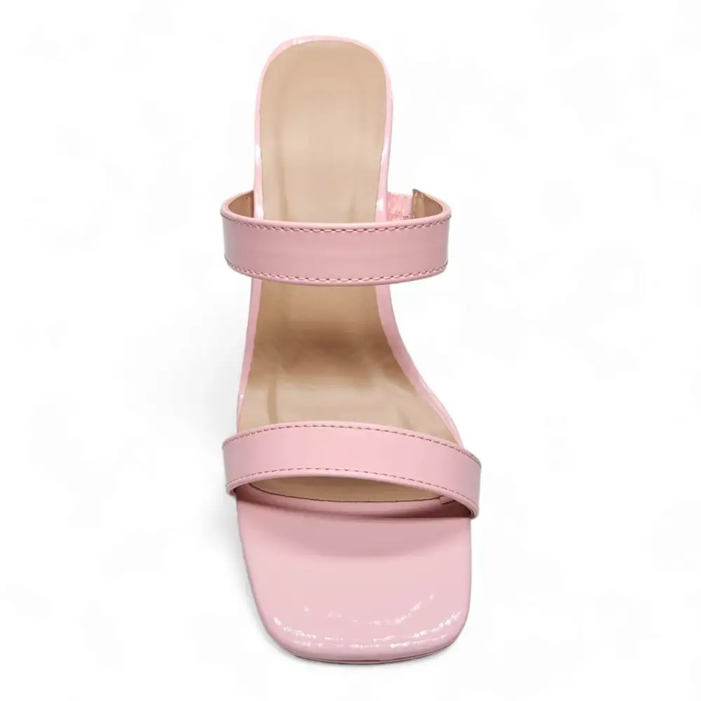 React Square Toe Platform Heel