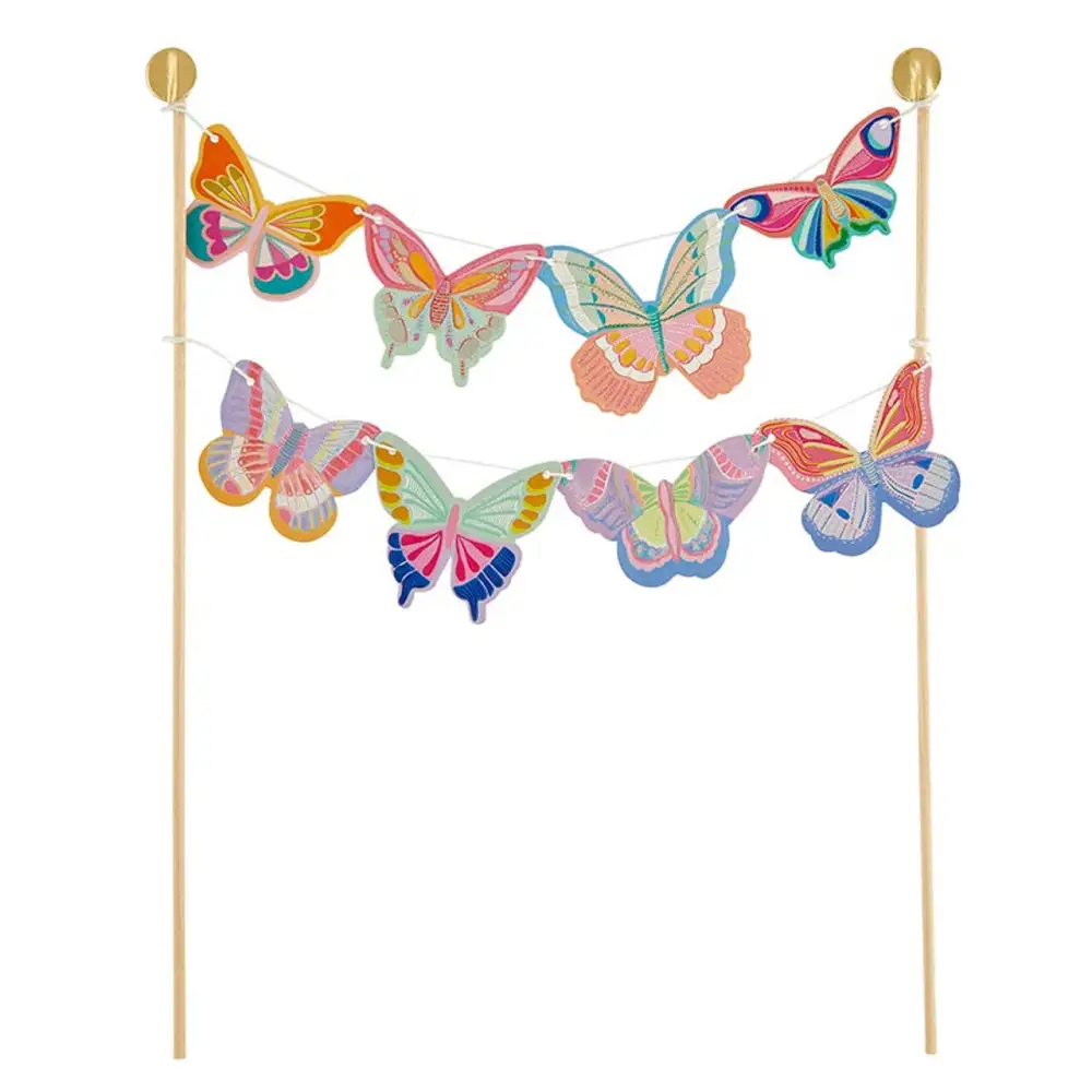 Butterfly Cake Garland Topper