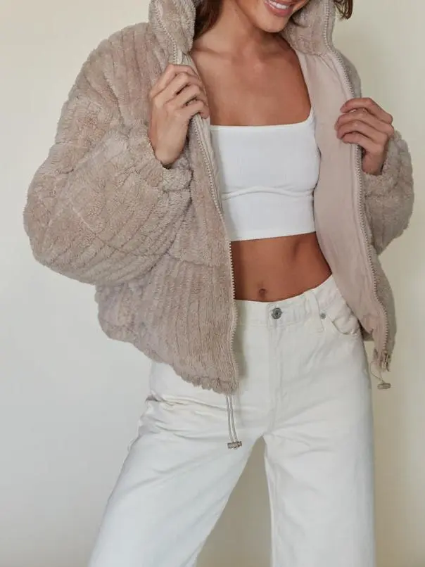 Plush Puffer Jacket