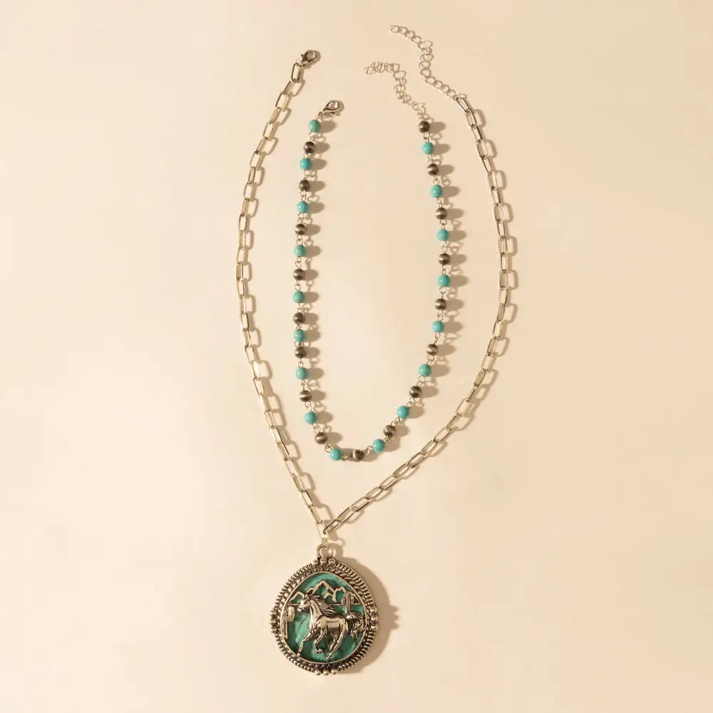 Stone Detail Detailed Necklace