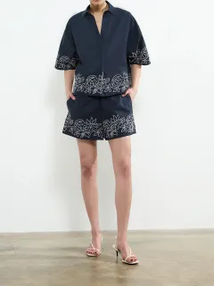 Casual Lazy Style High Waist Shorts