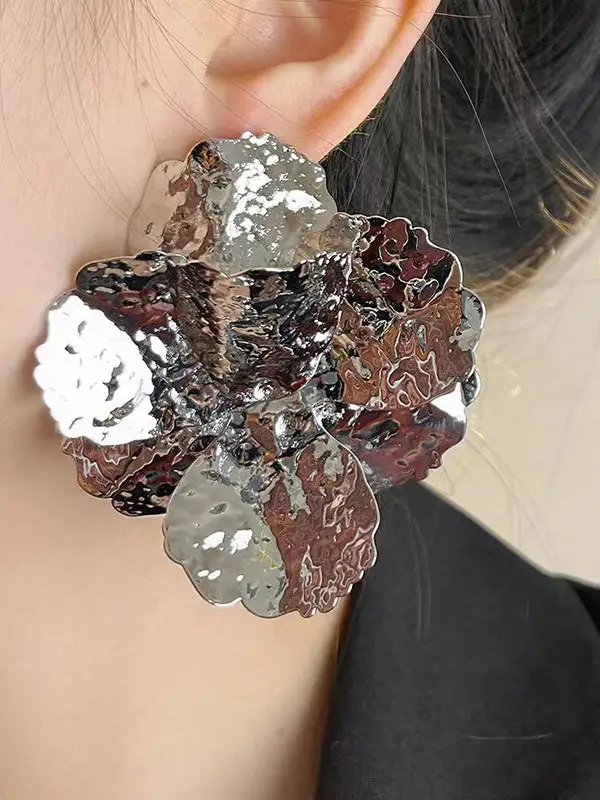 Subtle Nature-Inspired Accent Earrings