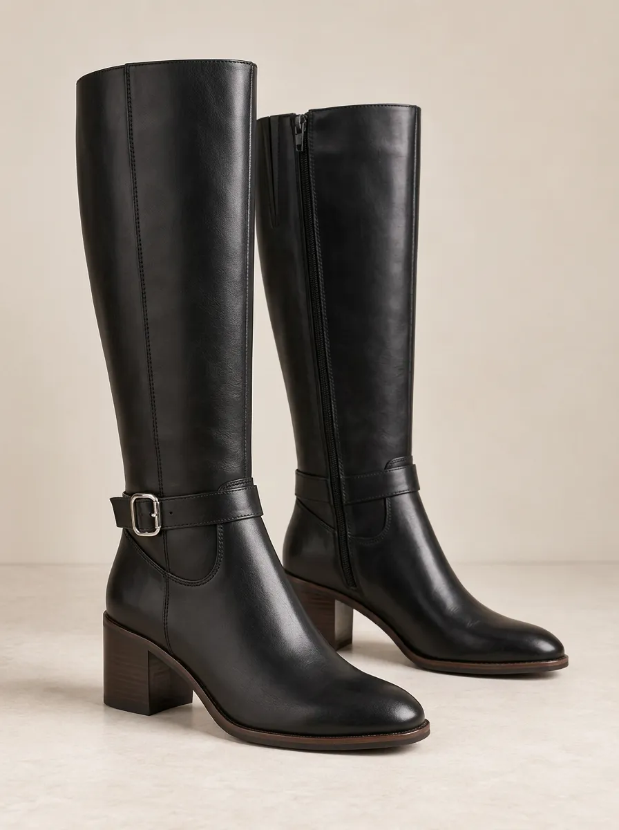 Women's Trail Ready Knee High Boots Buckle Strap