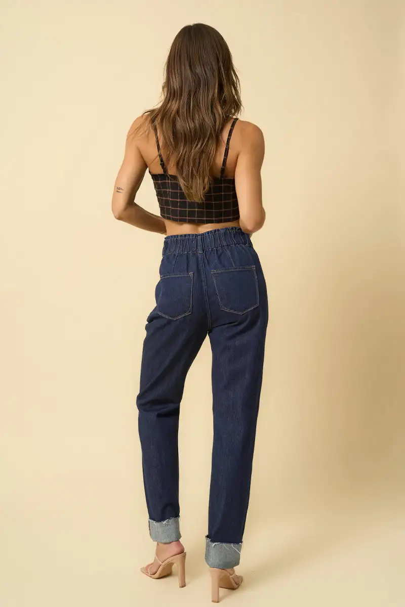 High Waisted Slouchy Jeans