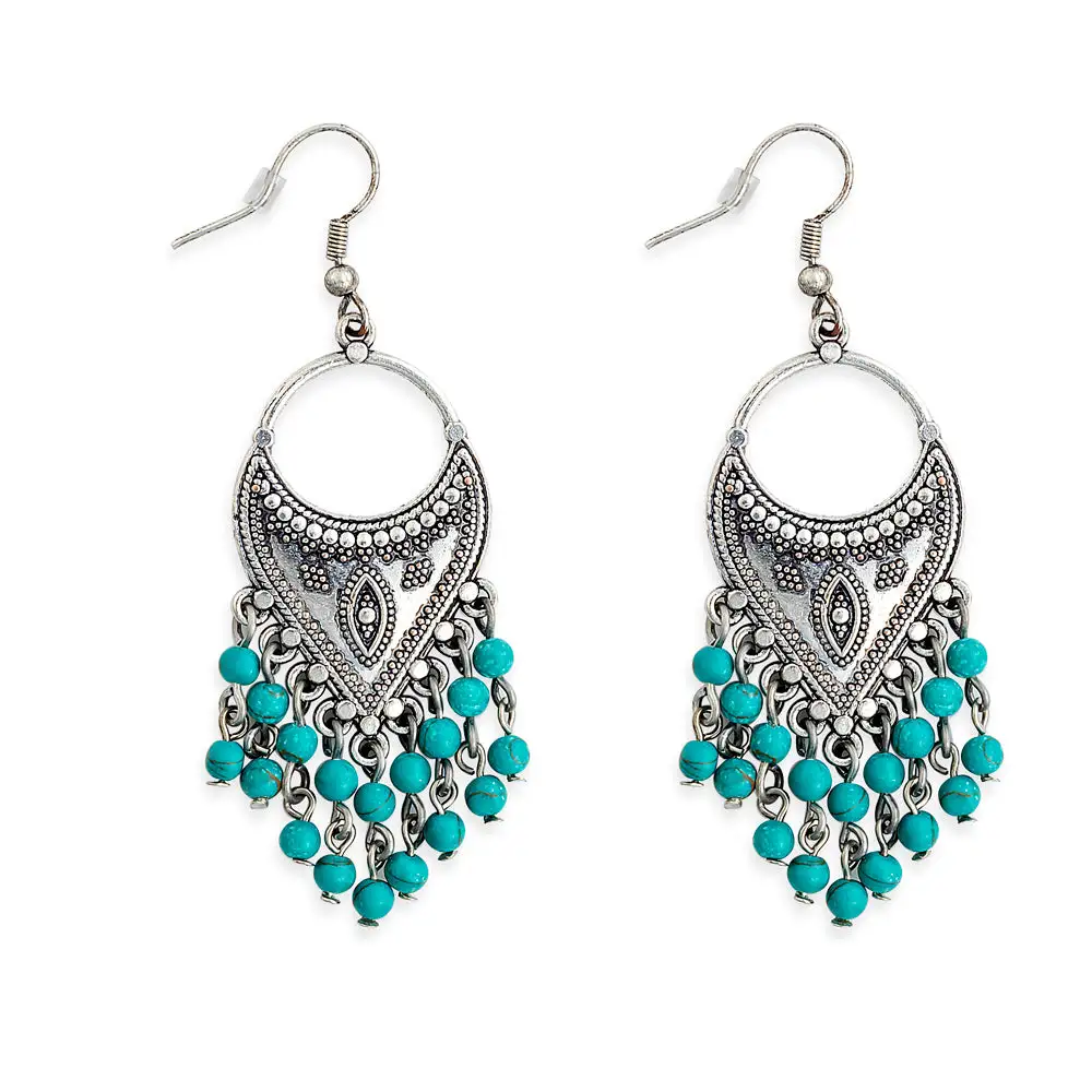 Ornate Lively Artful Statement Earrings