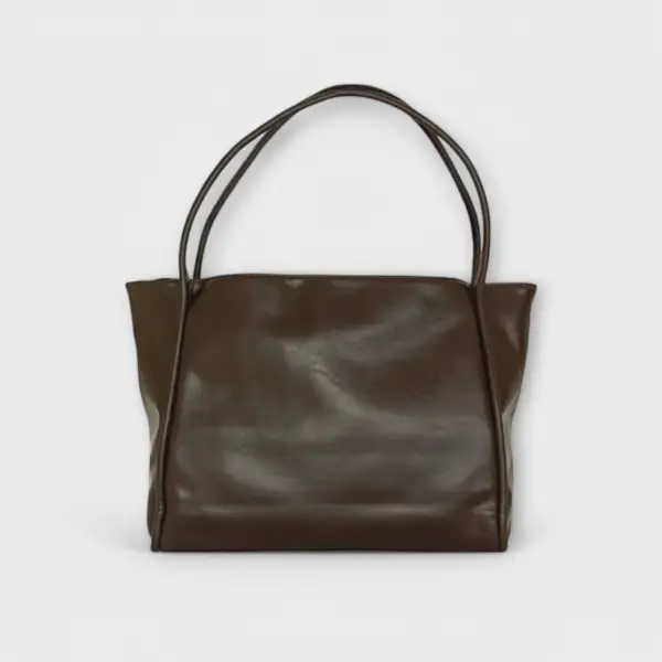 Latch Front Twill Handbag