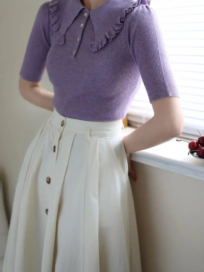 Artful Leisure Everyday Casual Denim Skirt