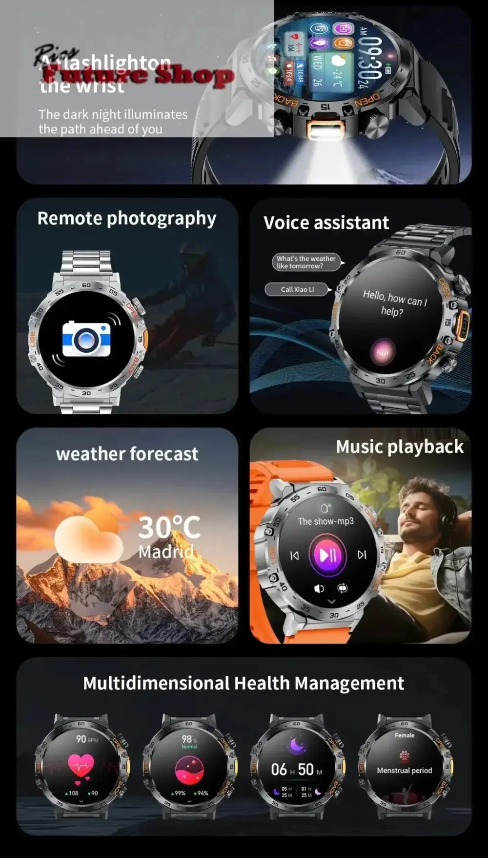 2024 New Smart Watch Men Style