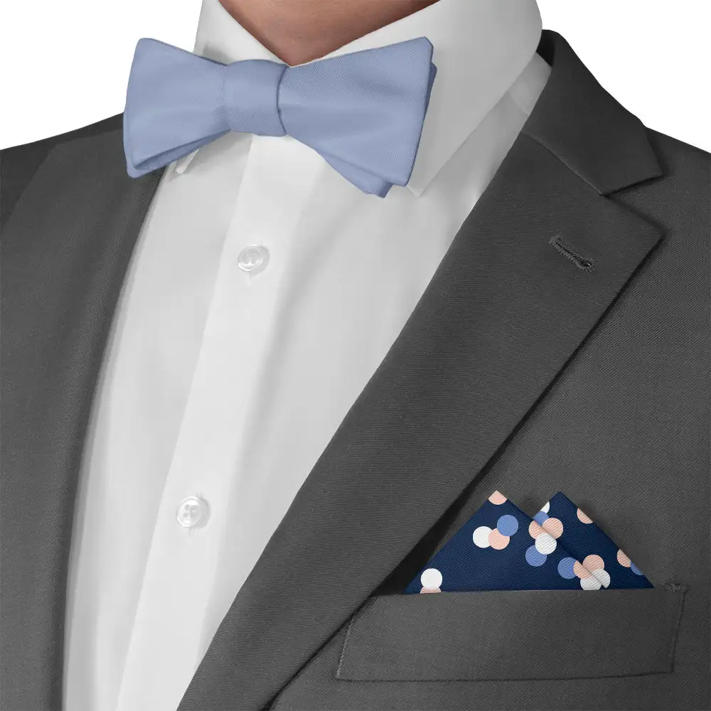 Distinctive Clean Dotted Pocket Square