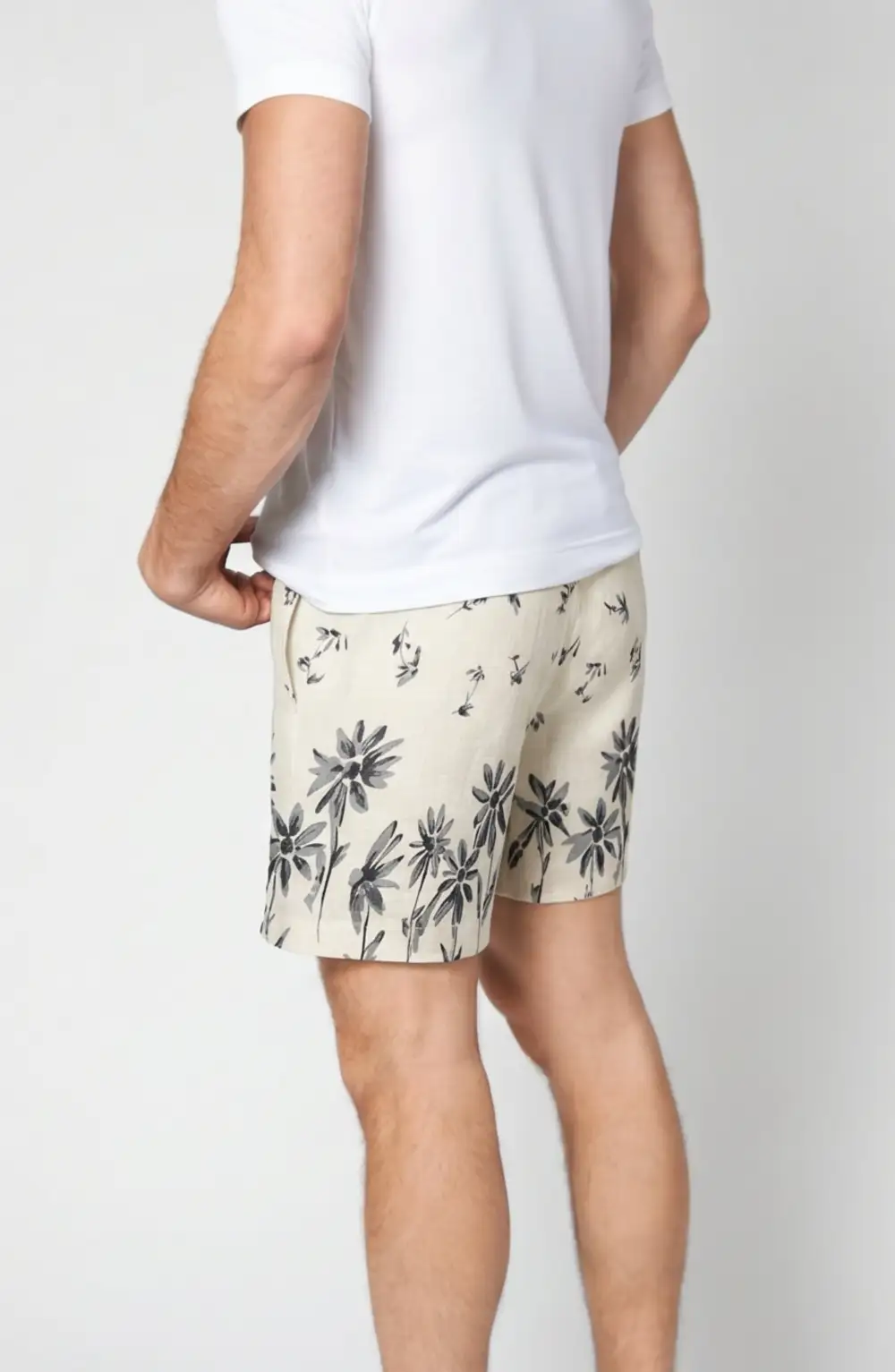 Men's Clean Finish Linen Drawcord Shorts