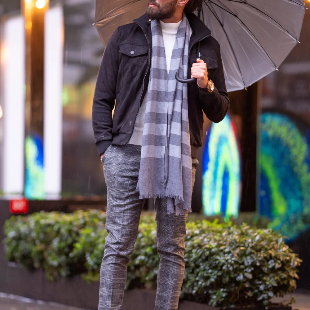 Double Pocket Slim Fit Zip Front Tailored Coat