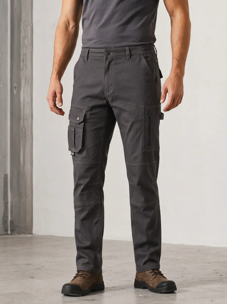 Men's Tactical Utility Multi-Pocket Work Cargo Pants