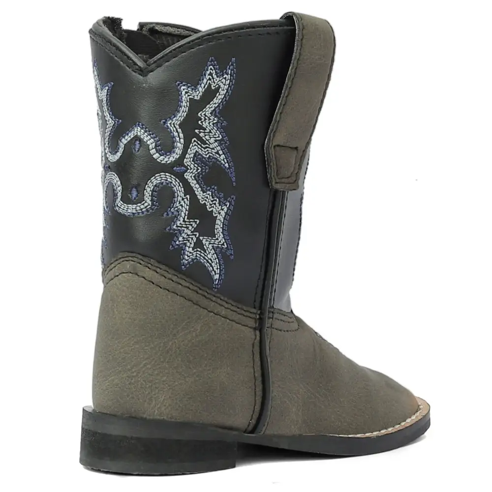 Traditional Panel Men's Denim Boots