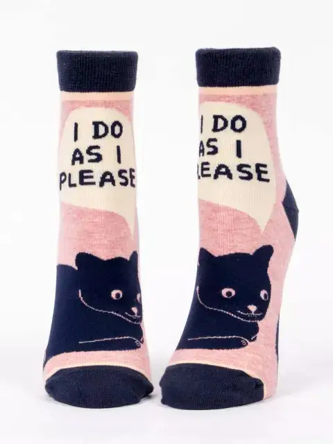 Women's I Do As I Please Ankle Socks