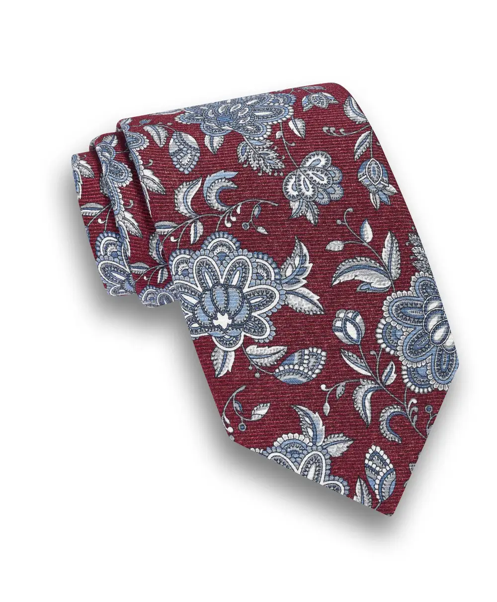 Classic Floral Silk Tie