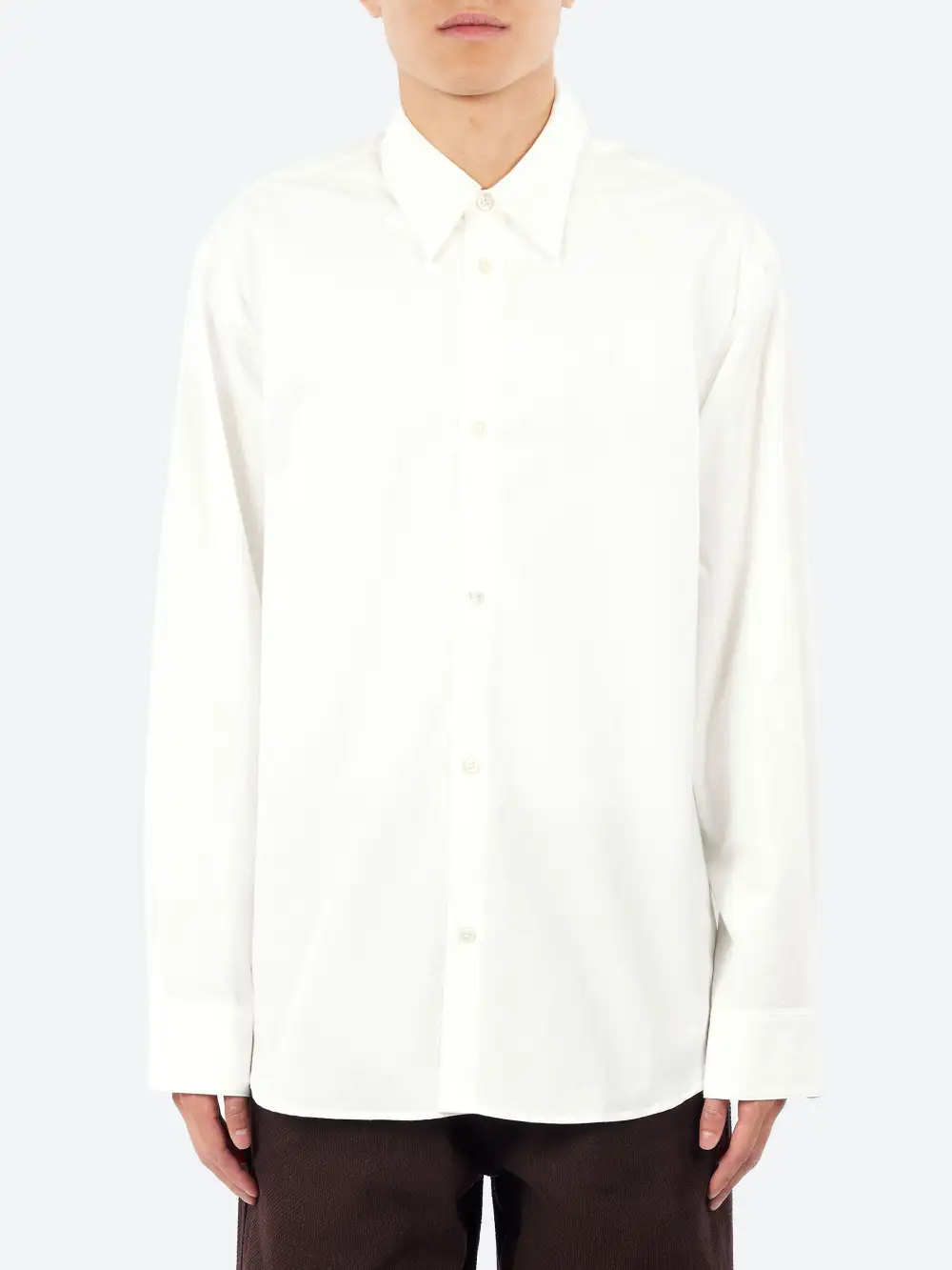 Men's Typewriter Cloth Oversized Fit Shirt