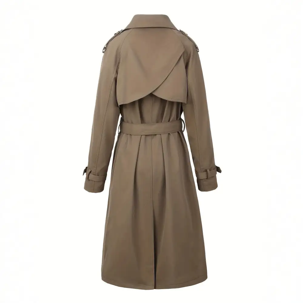 Classic Stand Collar Trench Coat