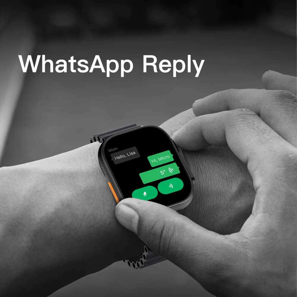 U5 Smartwatch – AI Smart Watch with Bluetooth Calling, NFC, Health & Fitness Tracking, IP68 Waterproof