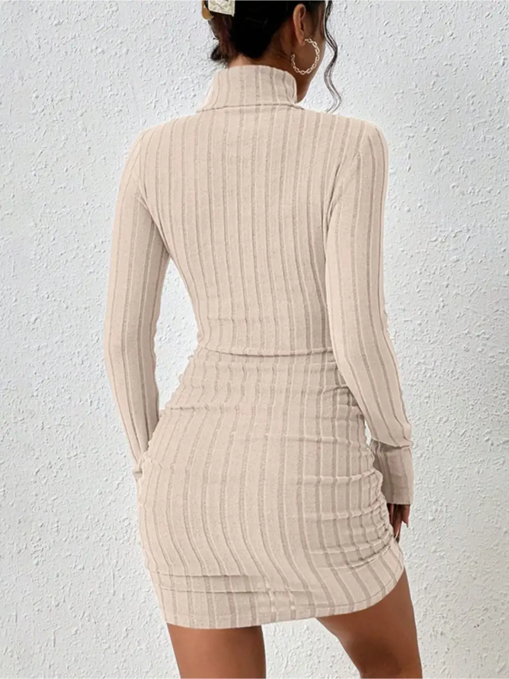 Ribbed Mini Dress