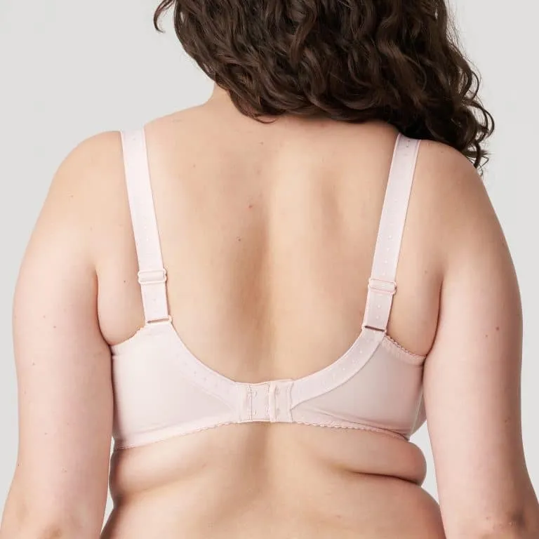 Women's Full Coverage Underwire Three-Part Cup Embroidery Shimmer Detail Bra