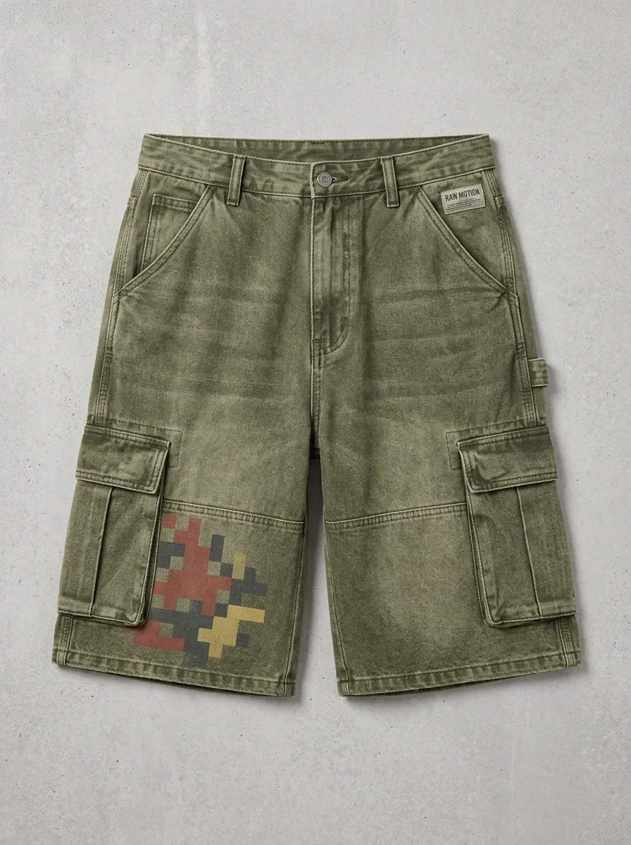 Cargo Pixel Men's Cargo Shorts