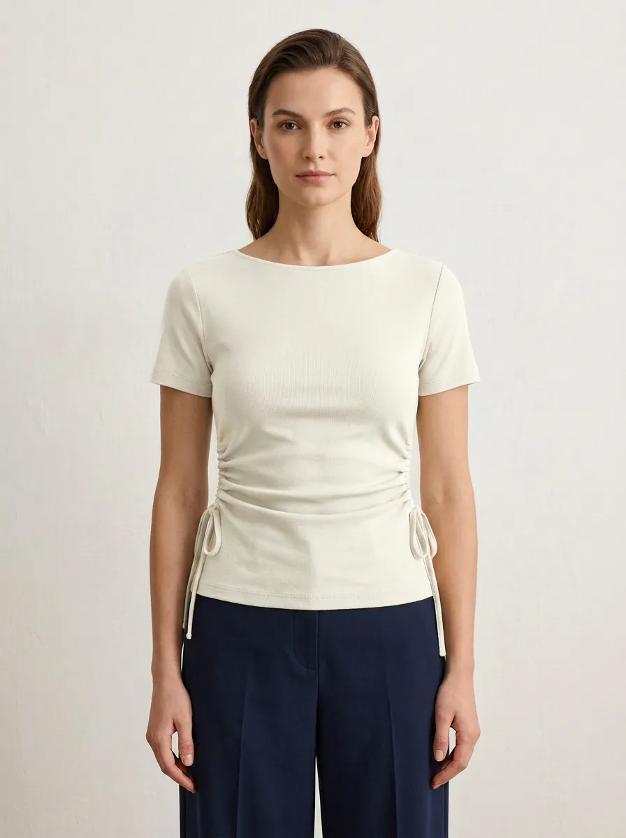 Fitted Ruched Fitted Top