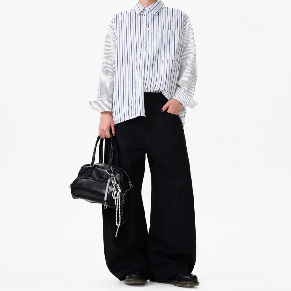 Relaxed Wide-Leg Trousers
