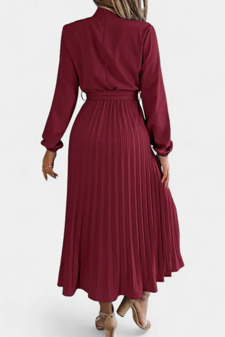 Pleated Casual Dress