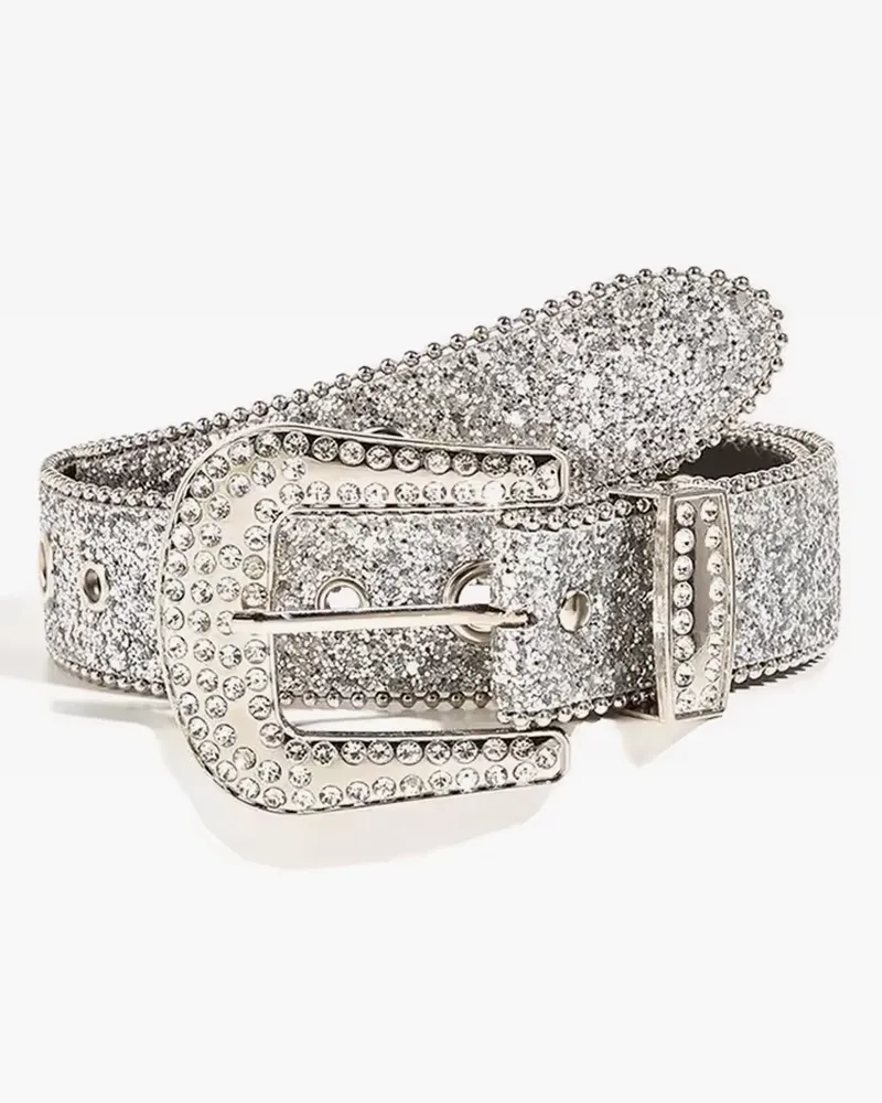 Statement Rhinestone Accent Women's Belt