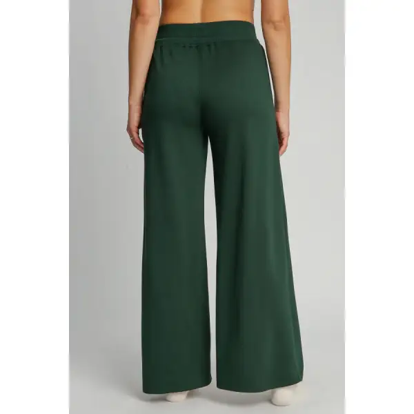 Soft Full Size Drawstring Wide Leg Pants with Pockets