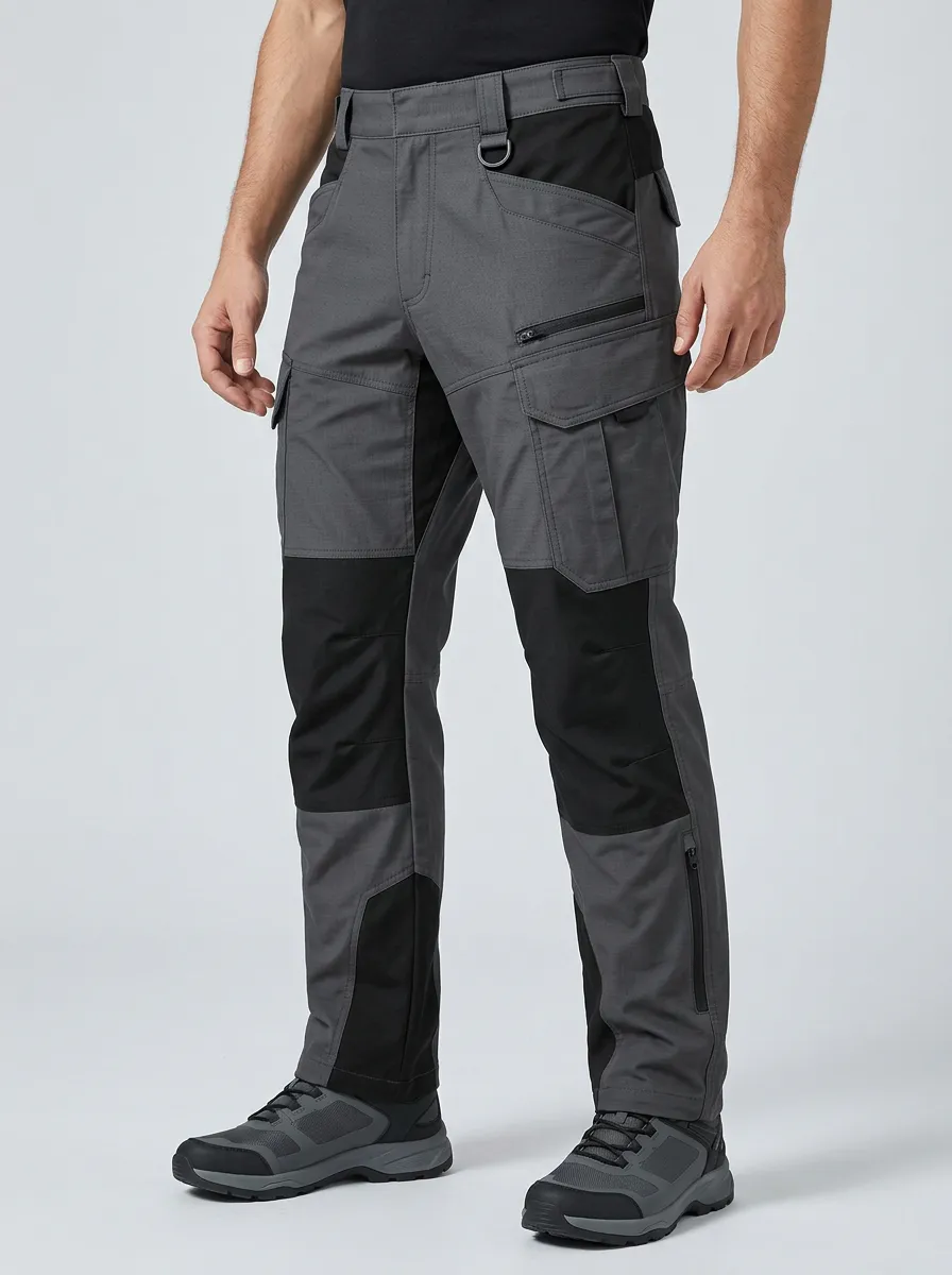 Men's Functional Outdoor Multi-Pocket Waterproof Tactical Cargo Pants